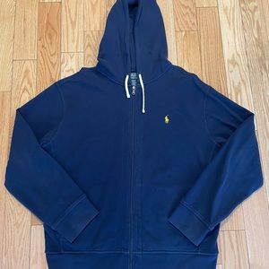 Polo Ralph Lauren Navy Zip-Up Hoodie